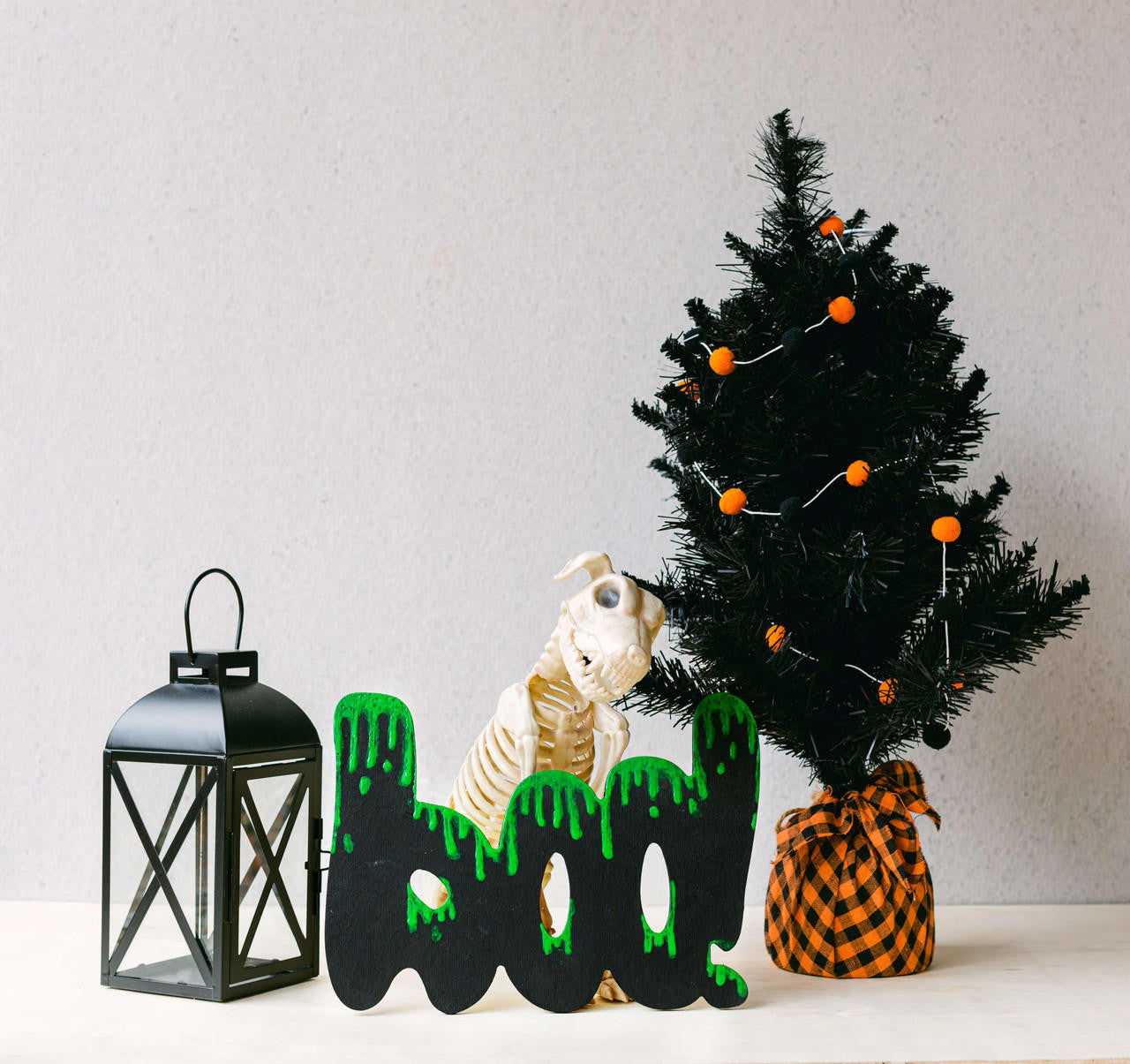 Wood Halloween Boo Cutout, 12" x 8.75"