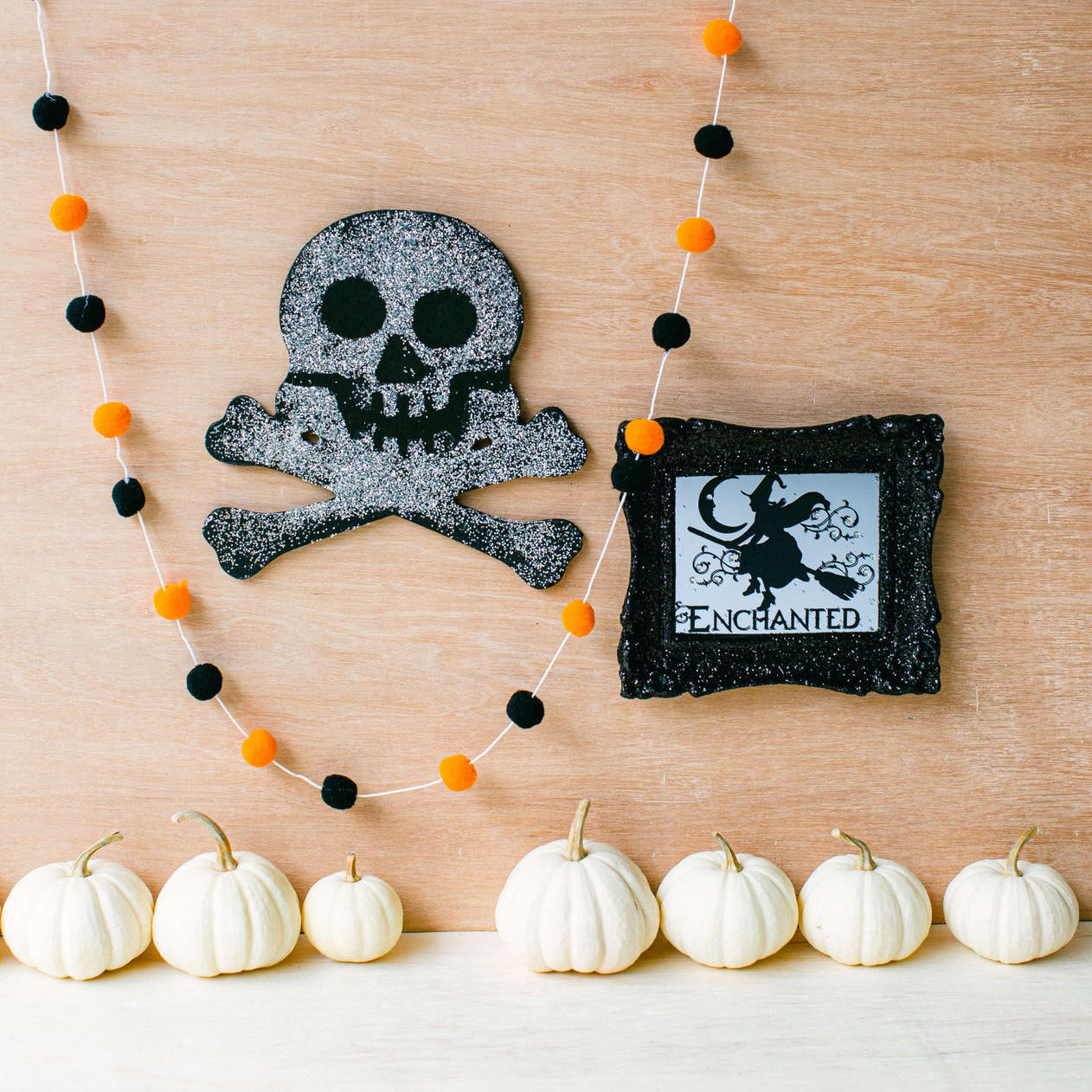 Woodpeckers Crafts Wood Halloween Skull Cutout, Small 8" x 7.8"