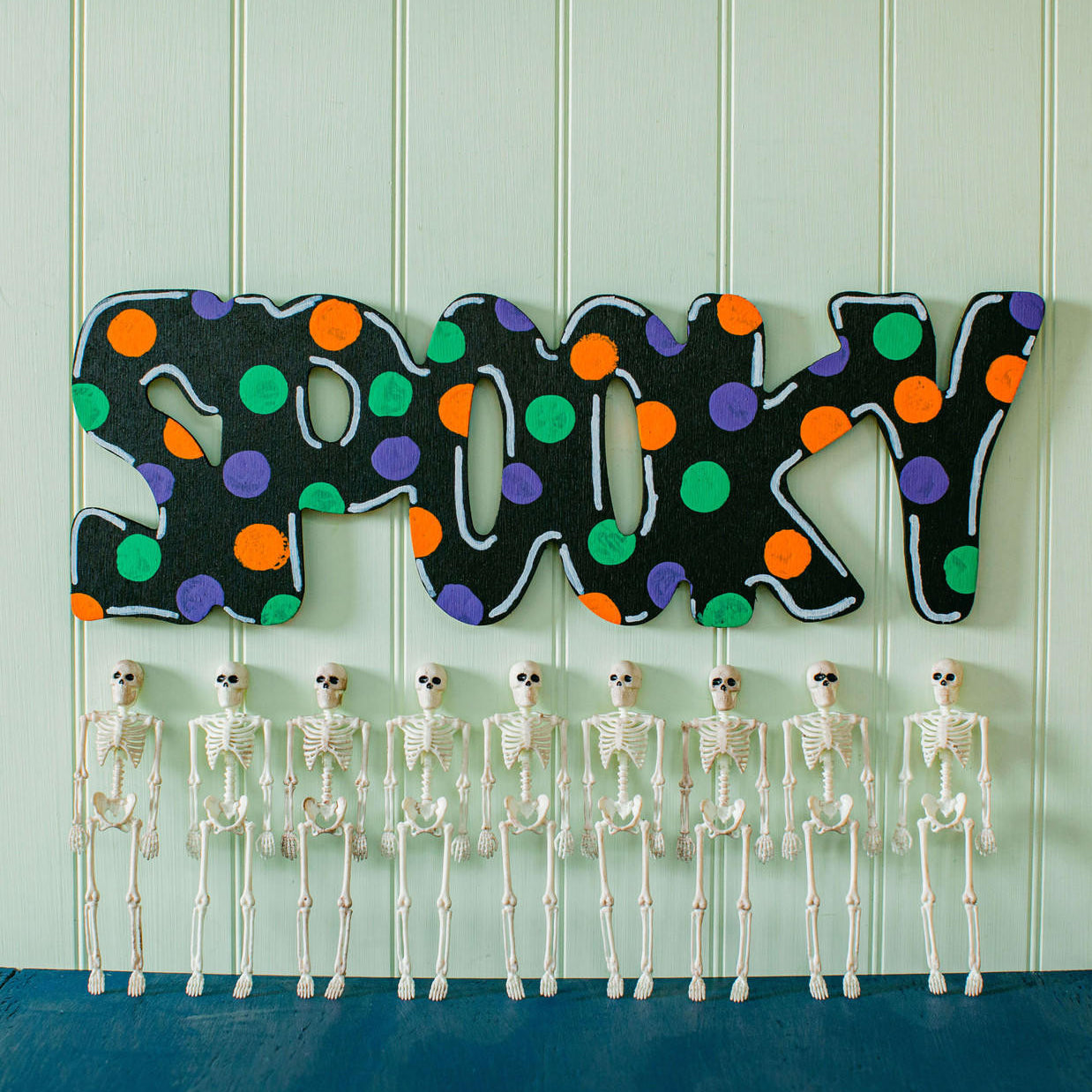 Woodpeckers Crafts Wood Halloween Spooky Cutout, 18" x 6.2"