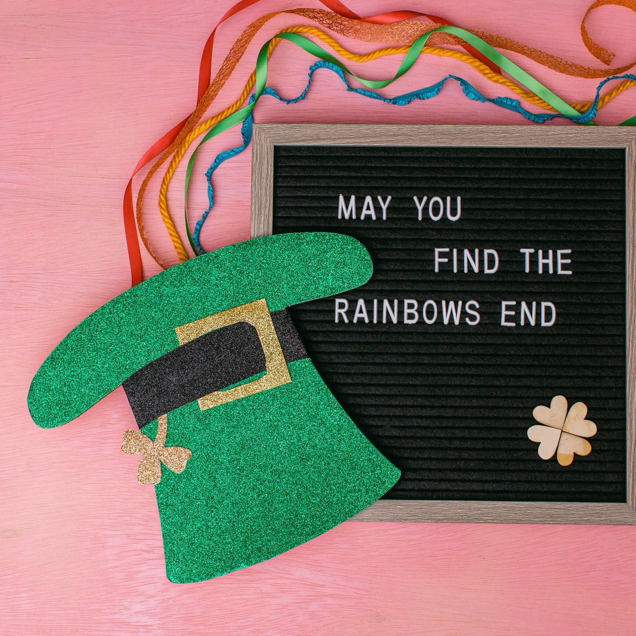 Woodpeckers Crafts Wood Leprechaun Hat Large, 12" x 9.5"