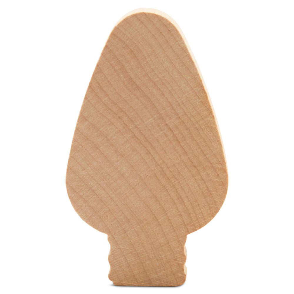 Woodpeckers Crafts Wood Lightbulb, 2-3/4”