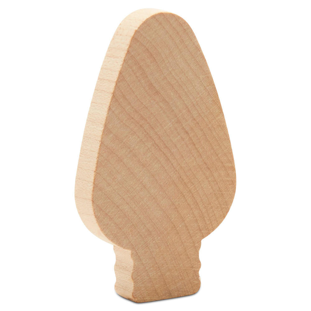 Woodpeckers Crafts Wood Lightbulb, 2-3/4”