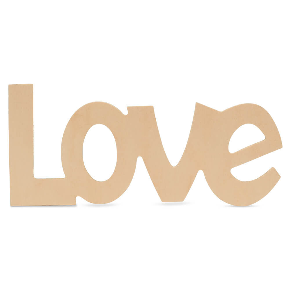 Wood "Love" Cutout (12"- 18")