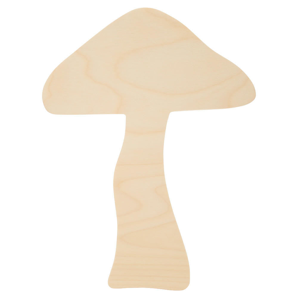 Wood Mushroom Cutout, 12”