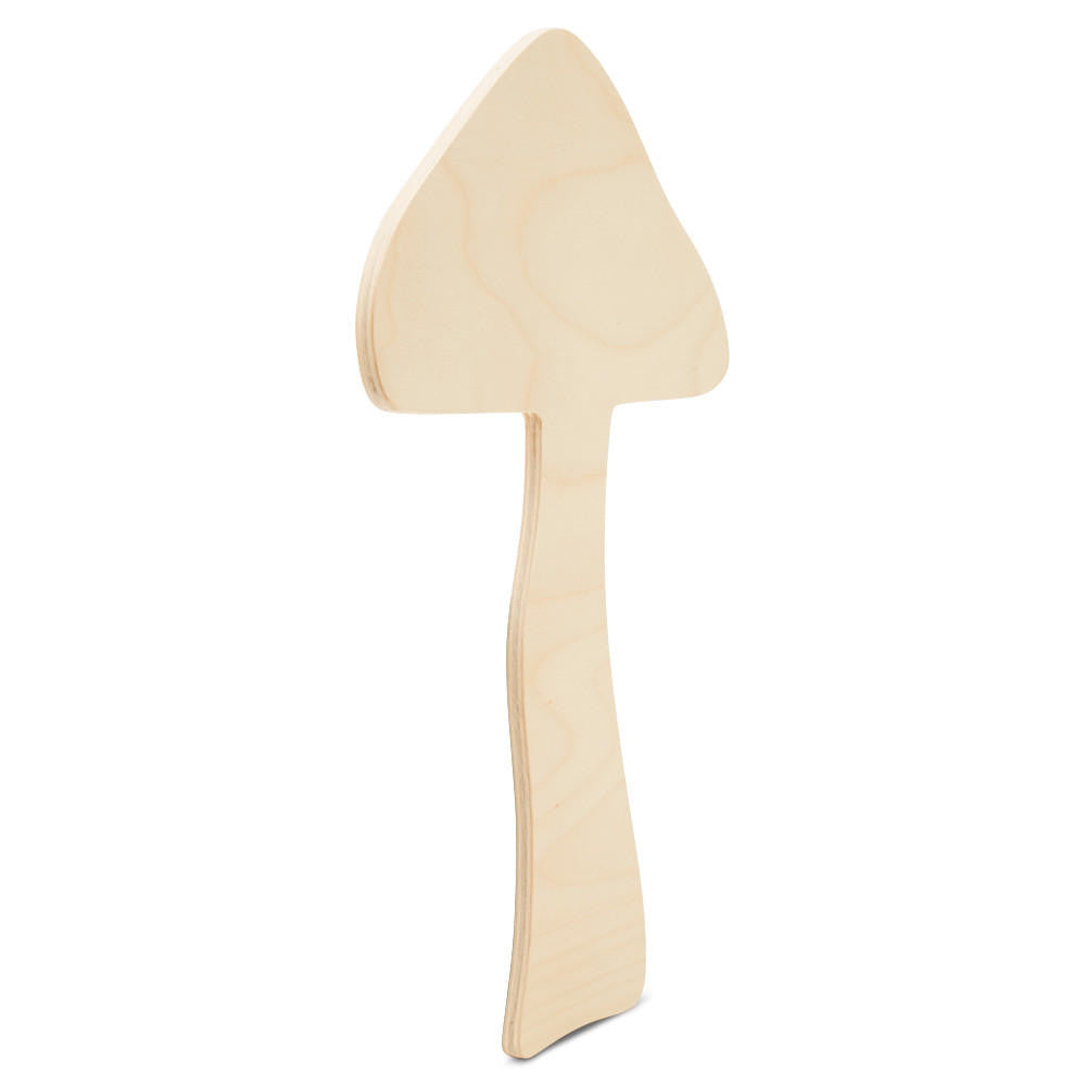 Wood Mushroom Cutout, 12”