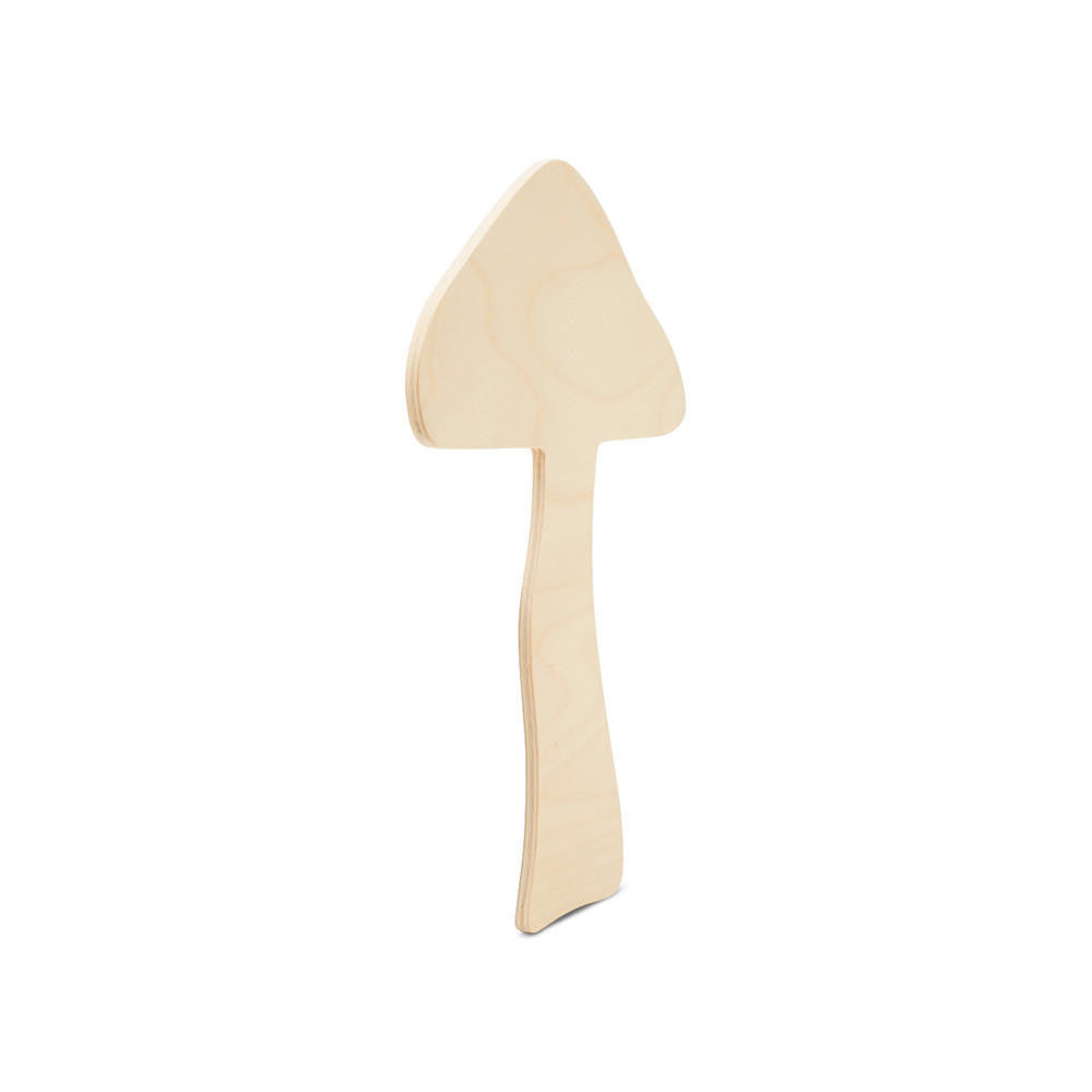 Wood Mushroom Cutout, 6"