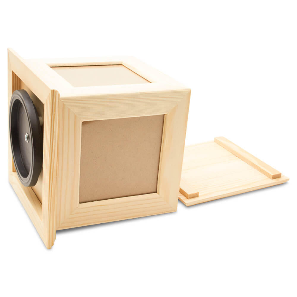 Woodpeckers Crafts Wood Photo Cube, 5-5/8”
