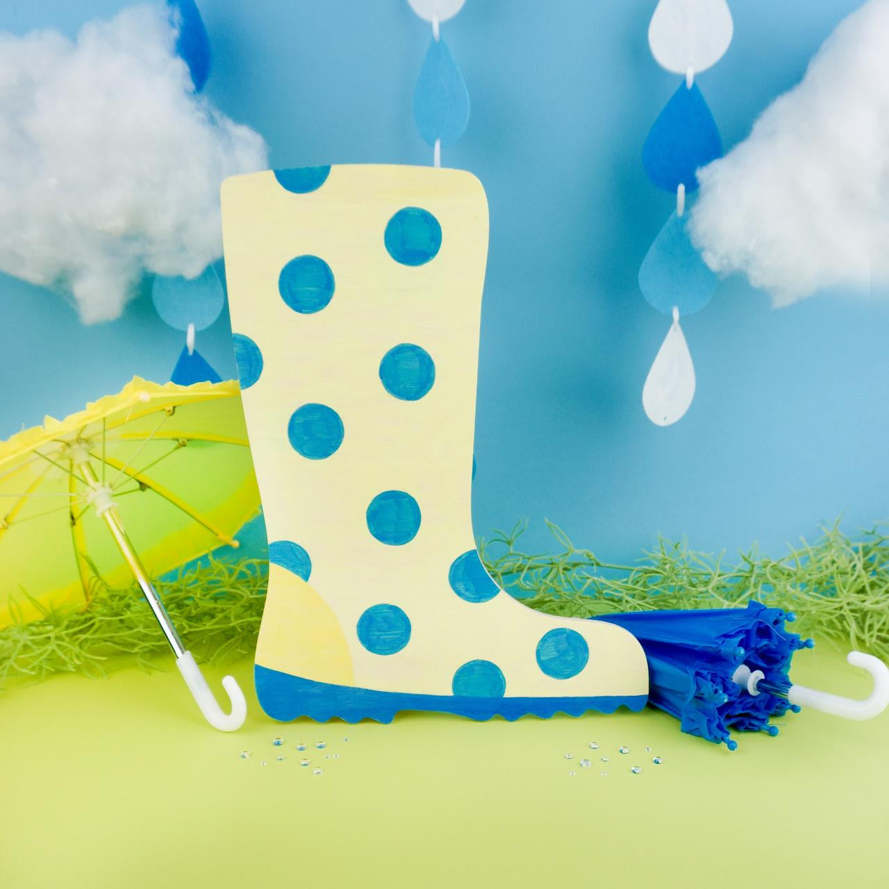 Woodpeckers Crafts Wood Rain Boot Cutout, 12”