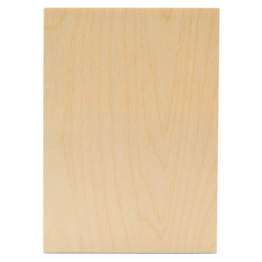 Woodpeckers Crafts Wood Rectangle Cutout, 5" x 7", 1/2" thick