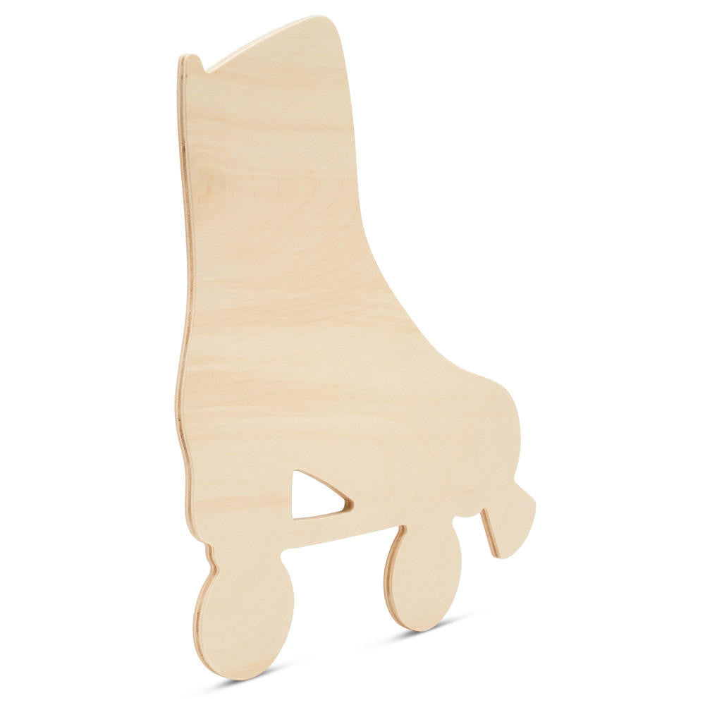 Woodpeckers Crafts Wood Roller Skate Cutout, 12”