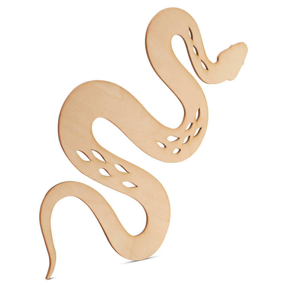 Woodpeckers Crafts Wood Snake Cutout