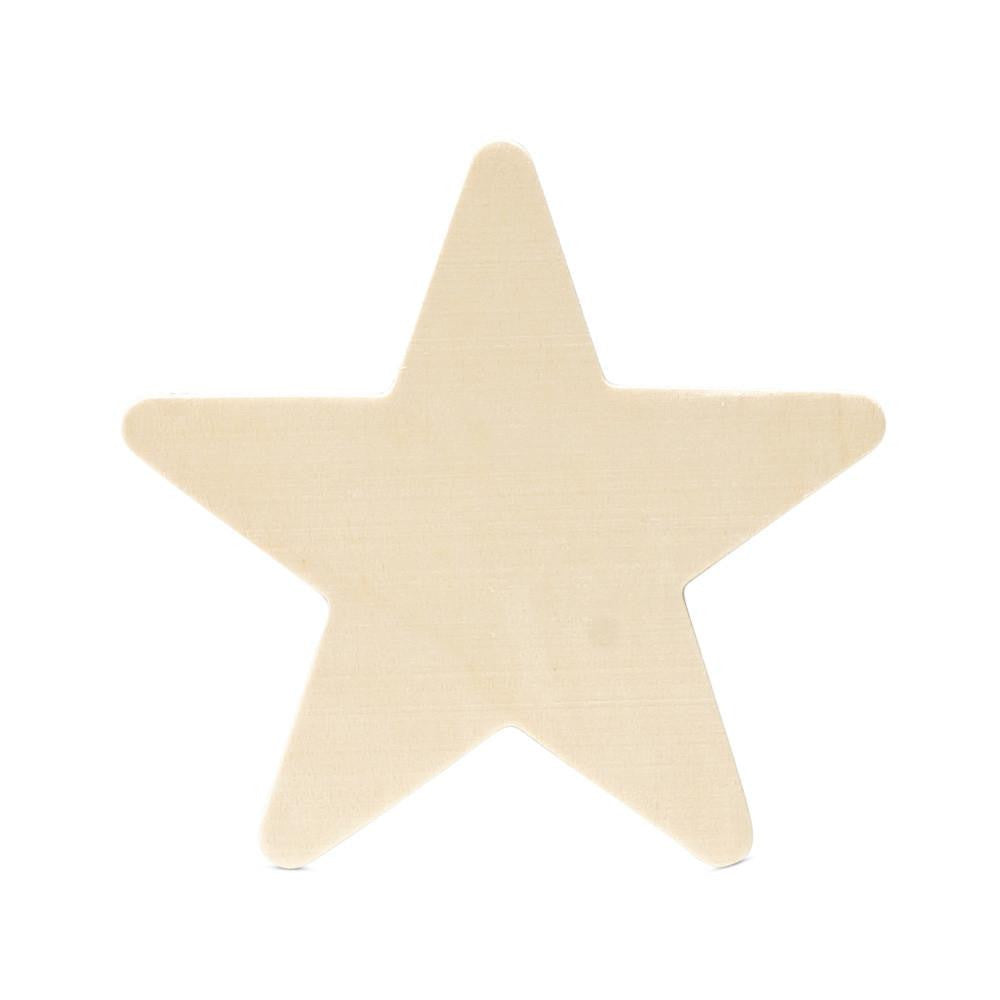 Woodpeckers Crafts Wood Star Cutout, 4"