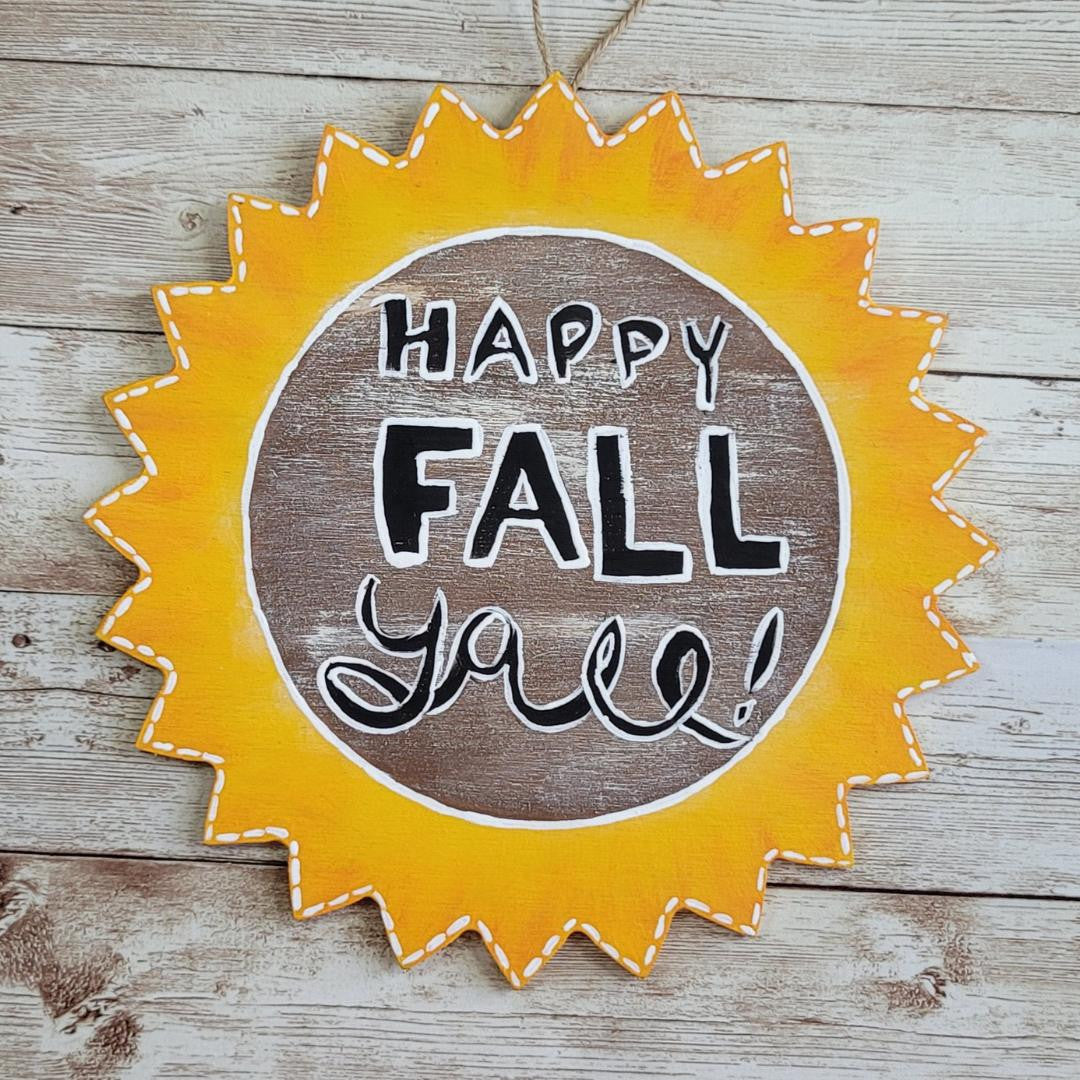 Woodpeckers Crafts Wood Sunflower Cutout, 6" x 6"