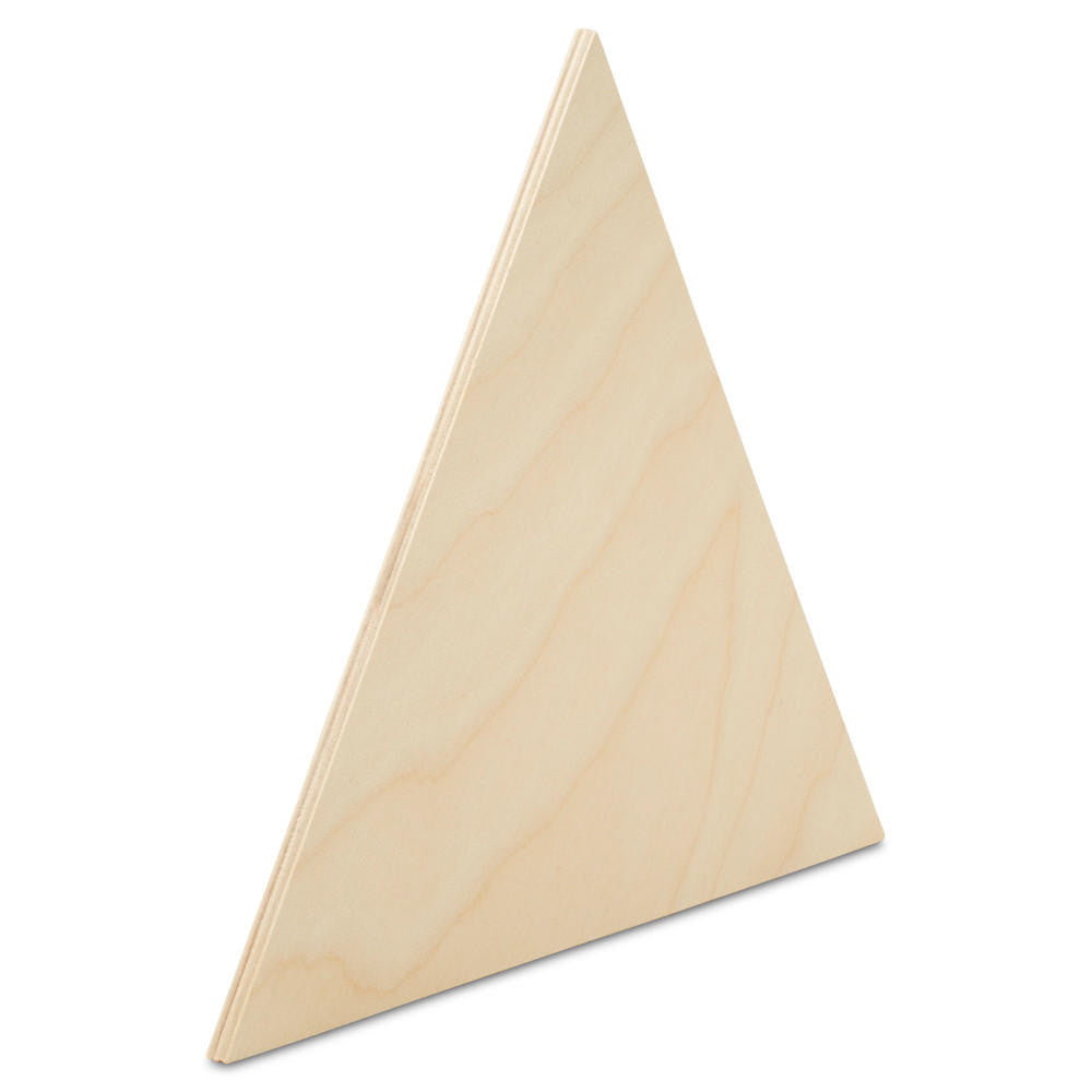 Woodpeckers Crafts Wood Triangle Cutout