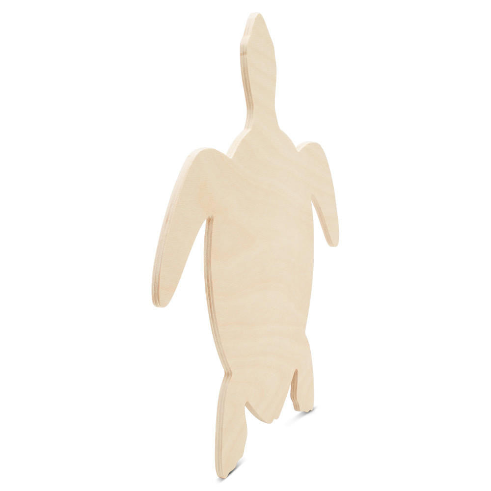 Wood Turtle Cutout, 12"