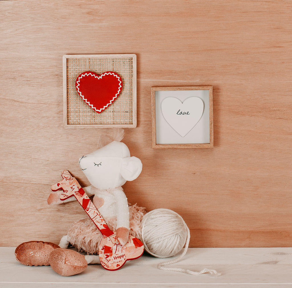 Wood Valentine Key Large Cutout, 12" x 4"