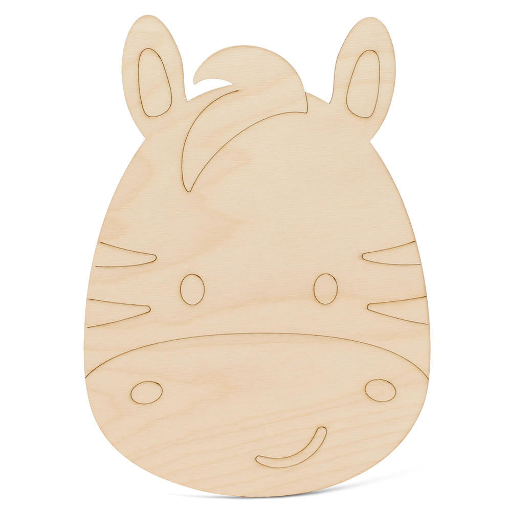 Wood Zebra Cutout