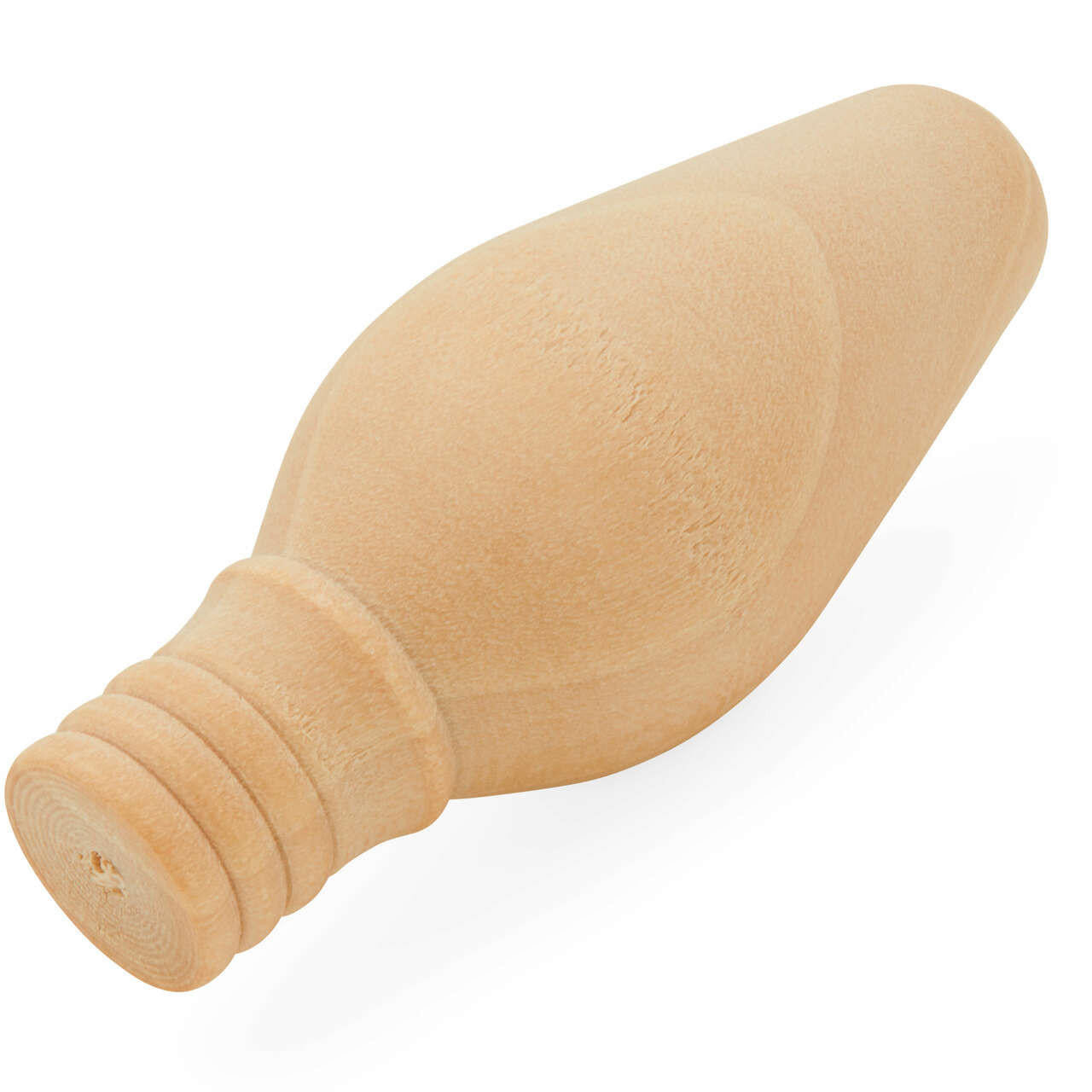 Woodpeckers Crafts Wooden Christmas Light Bulb, 2-1/8"