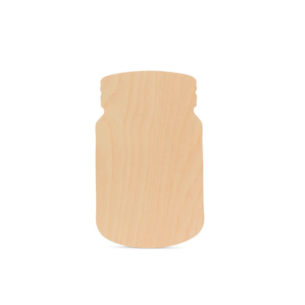 Wooden Cutout Mason Jar, 14"