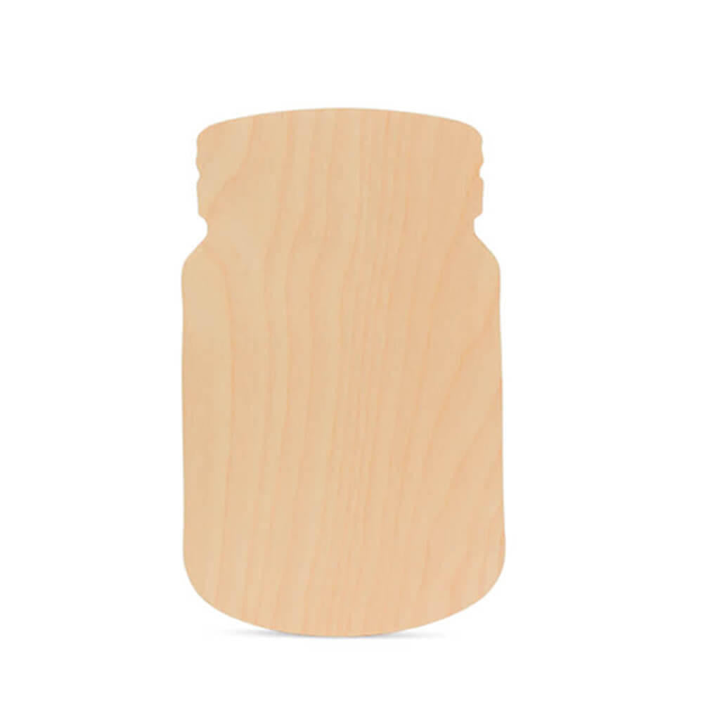Wooden Cutout Mason Jar, 20"