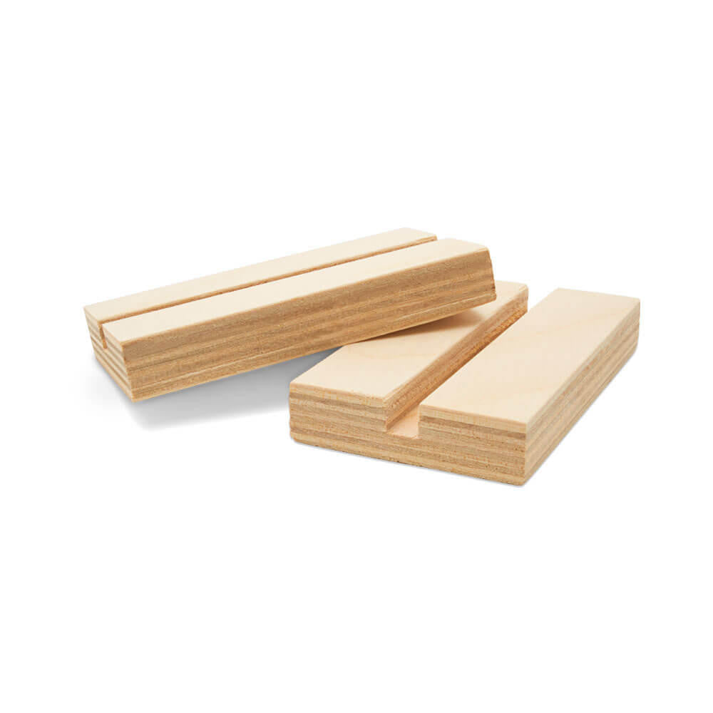 3" Wooden Cutout Stands, 1/8" thick cutouts