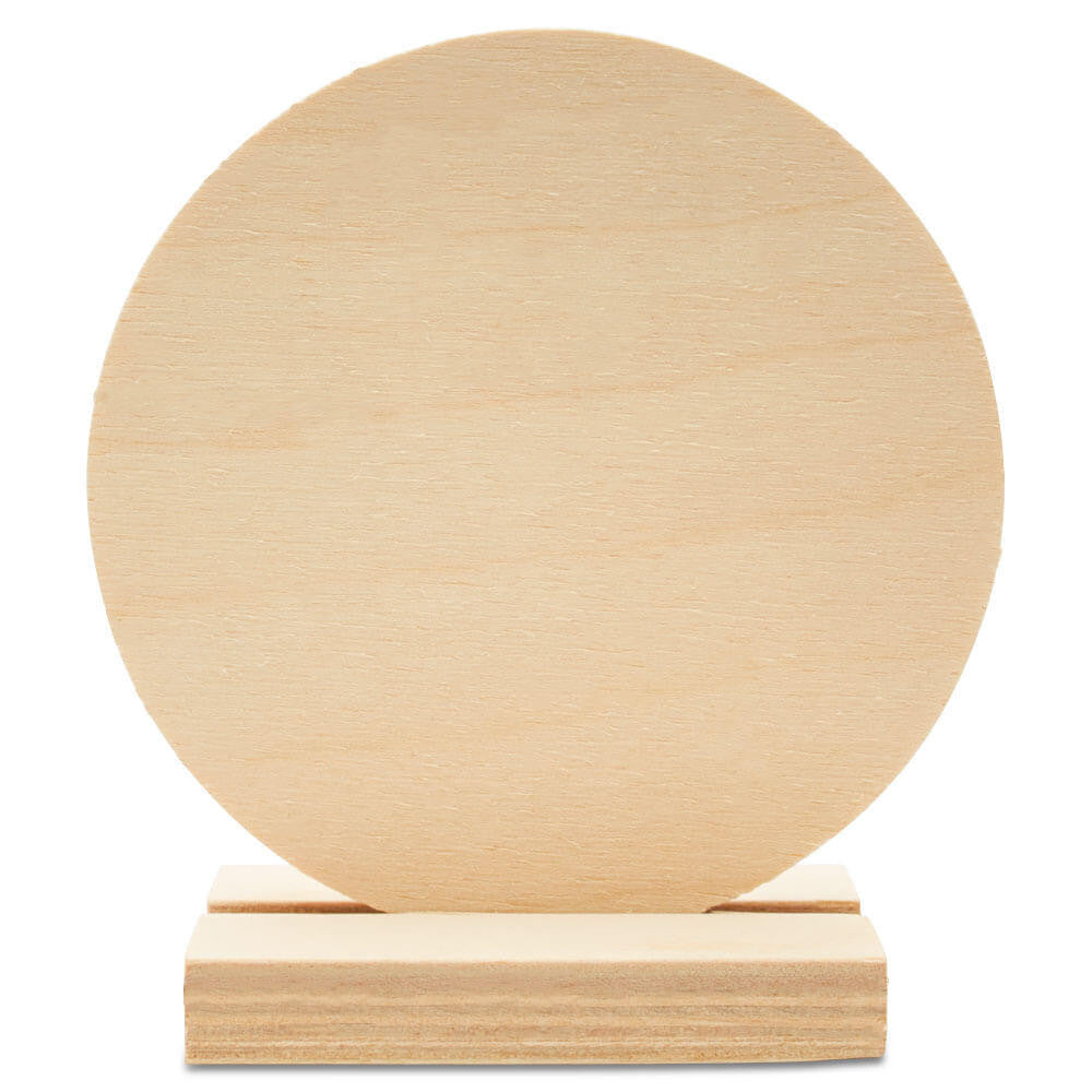 Woodpeckers Crafts Wooden Cutout Stand, 3", for 1/4" thick cutouts