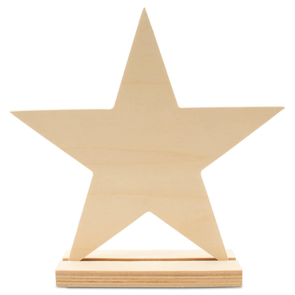 Woodpeckers Crafts Wooden Cutout Stand, 5", for 1/4" thick cutouts