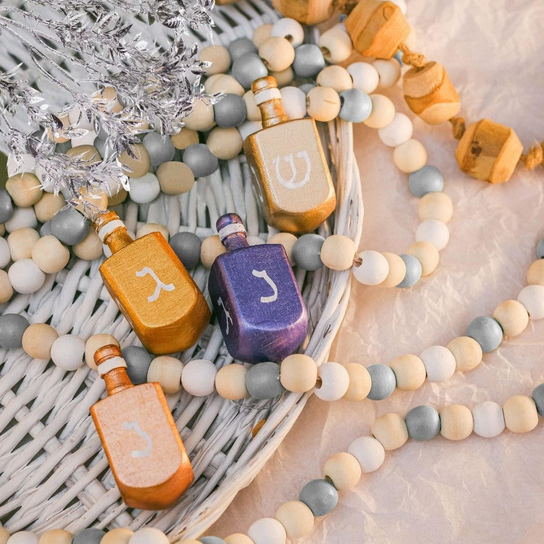 Woodpeckers Crafts Wooden Dreidel