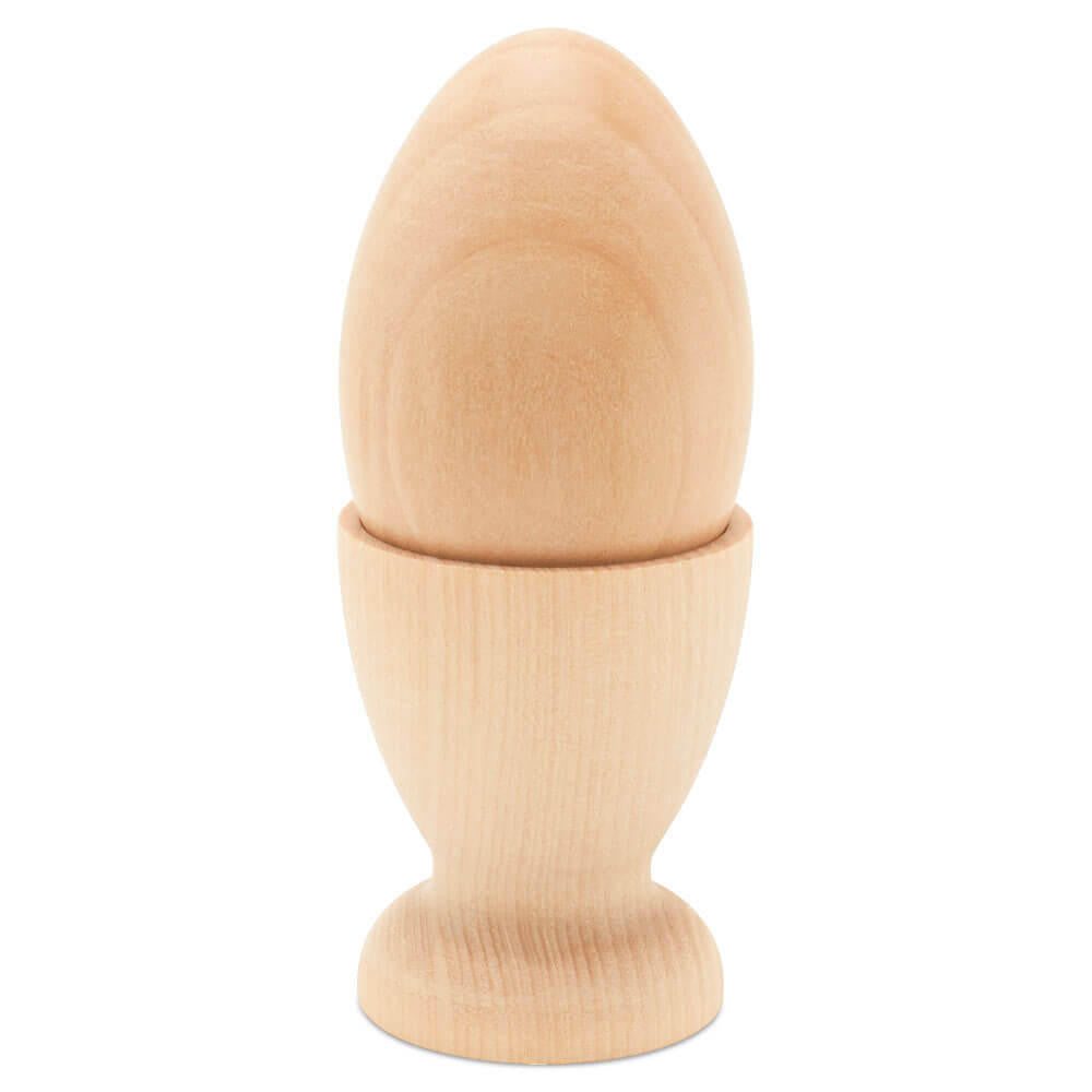 Woodpeckers Crafts Wooden Egg Cup Holders for 2-1/2" Egg