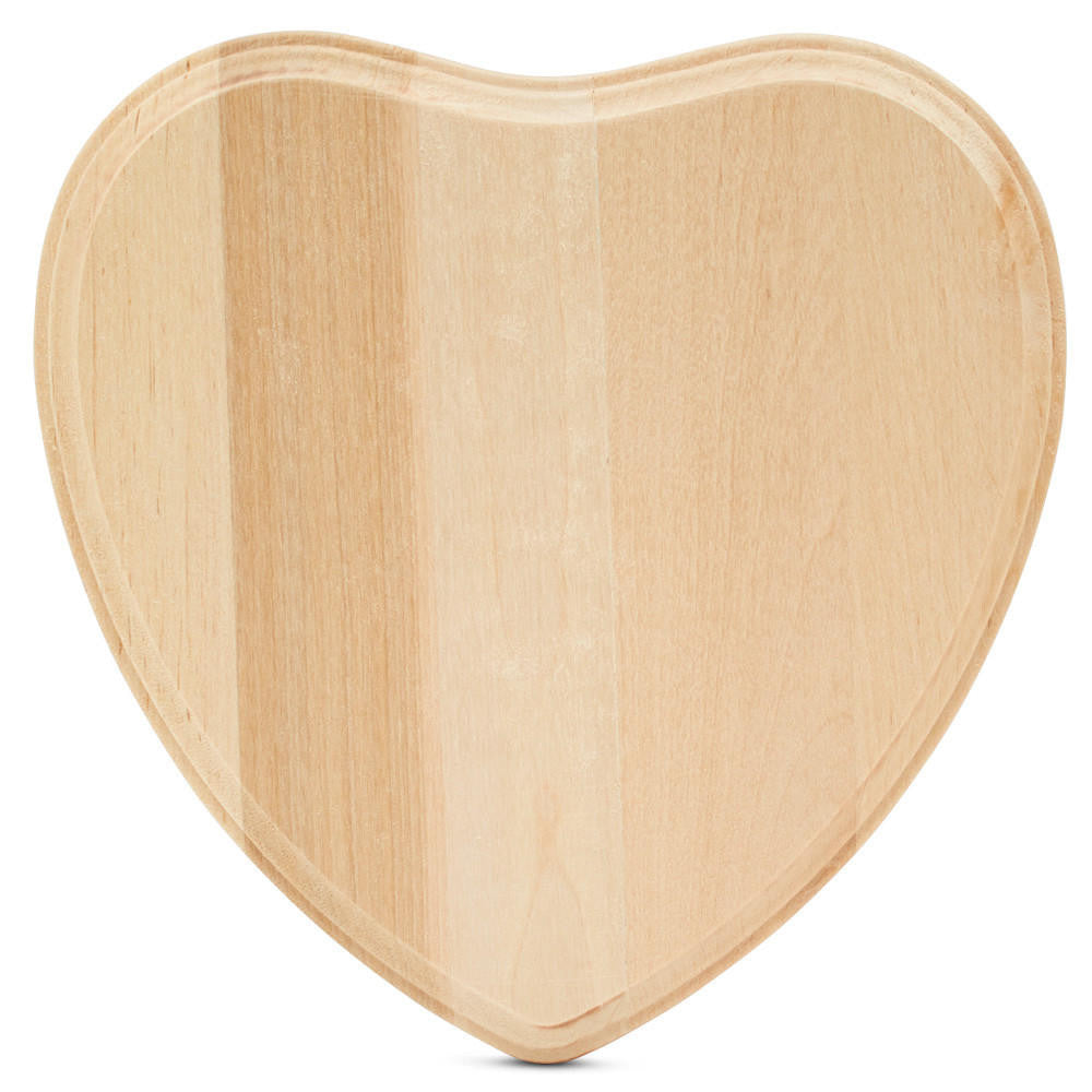 Woodpeckers Crafts Wooden Heart Plaque 7”