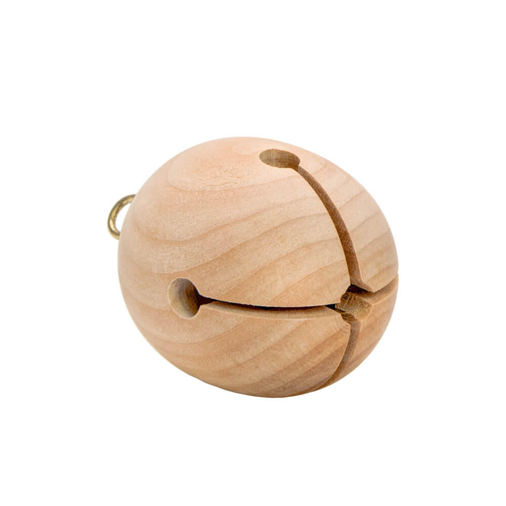 Woodpeckers Crafts Wooden Jingle Bell, 2"