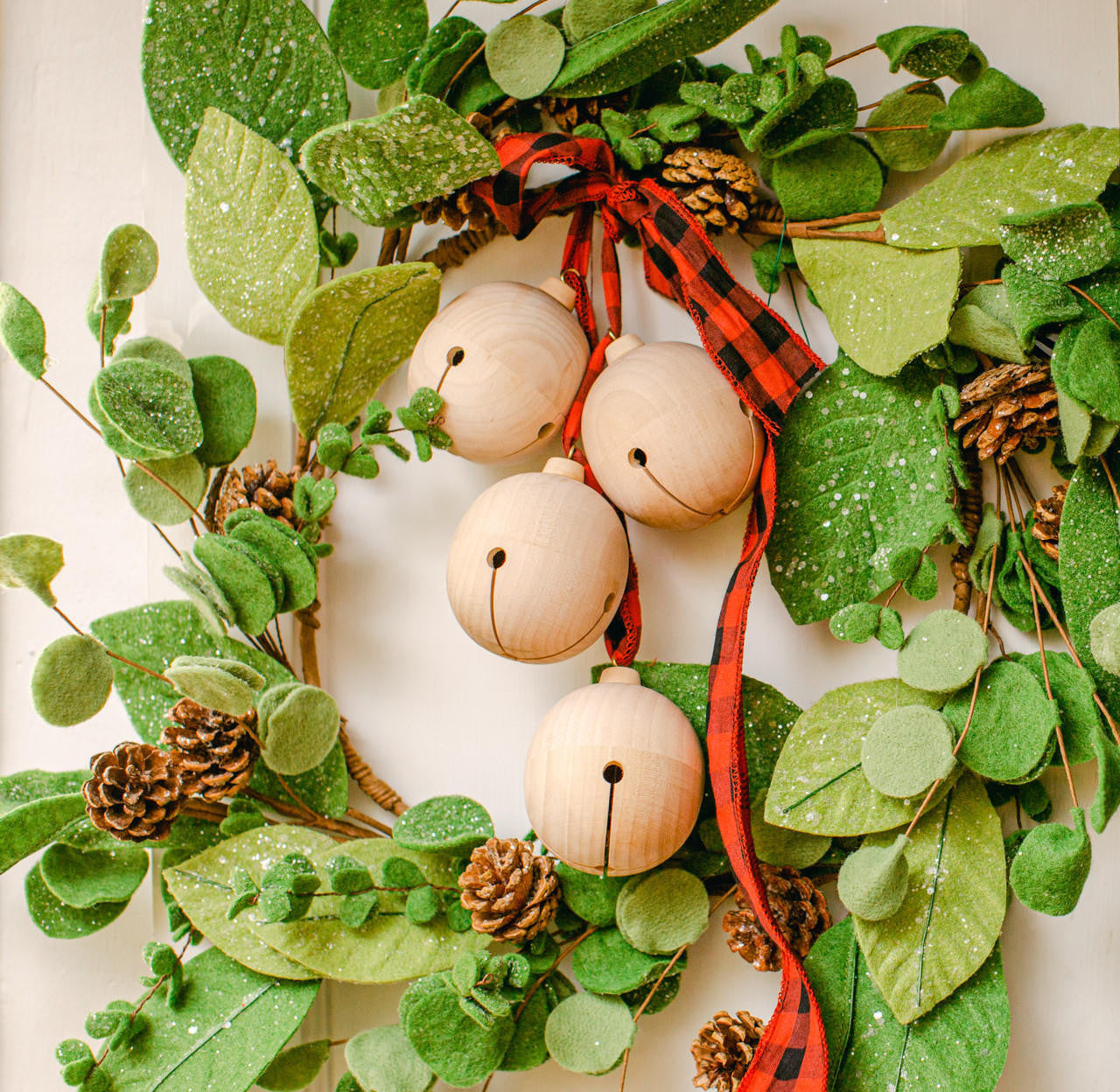 Wooden Jingle Bell, 2"