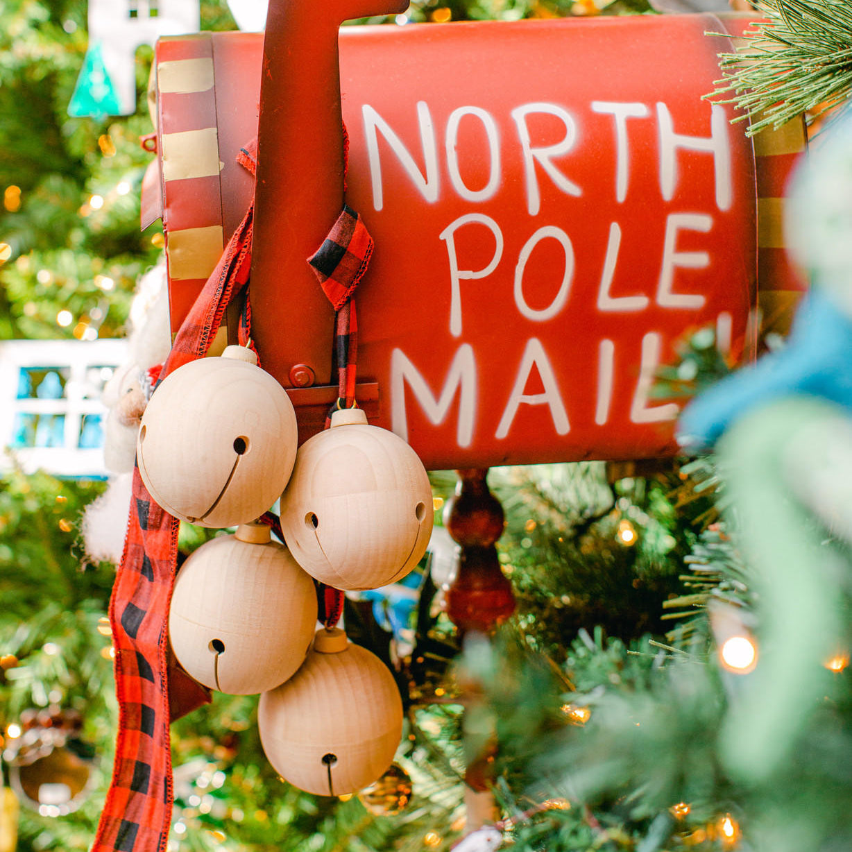 Woodpeckers Crafts Wooden Jingle Bell, 3"