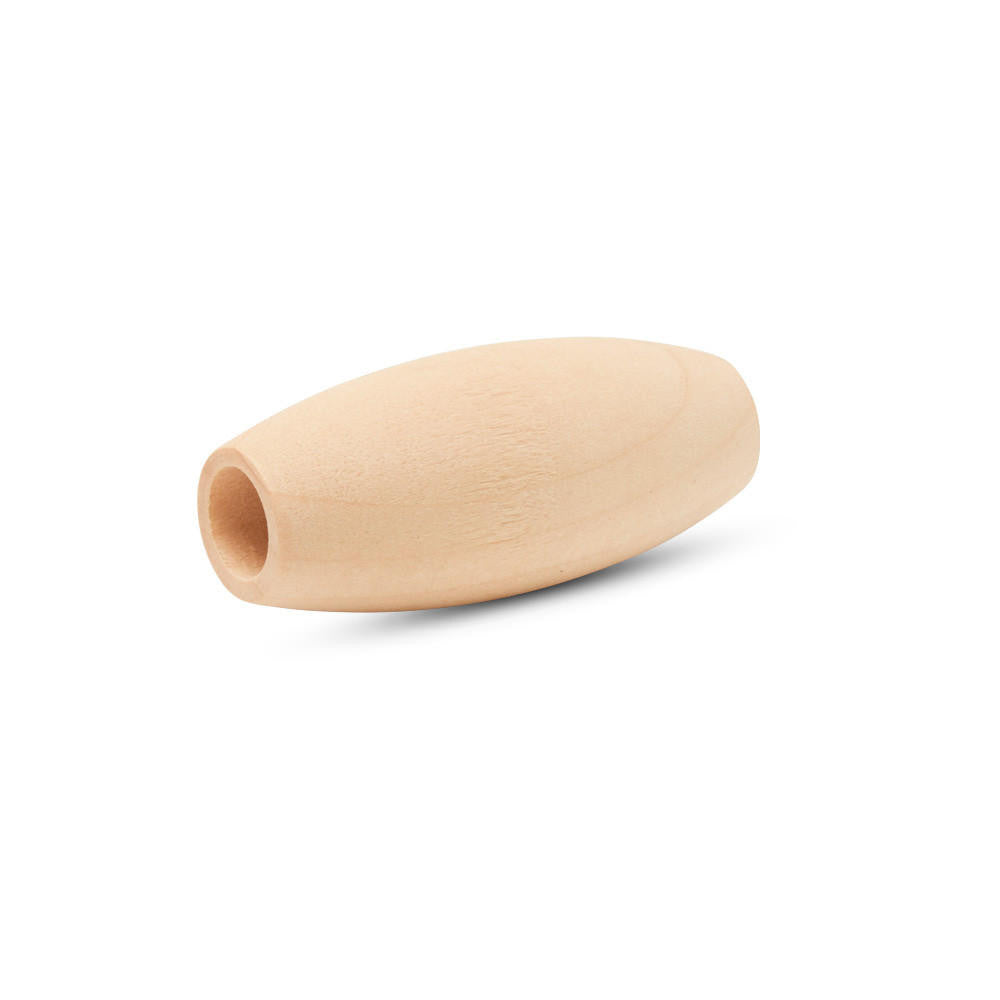 Woodpeckers Crafts Wooden Macrame Tube Bead , 2”