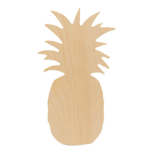 Woodpeckers Crafts Wooden Pineapple Cutout, 13-1/2"