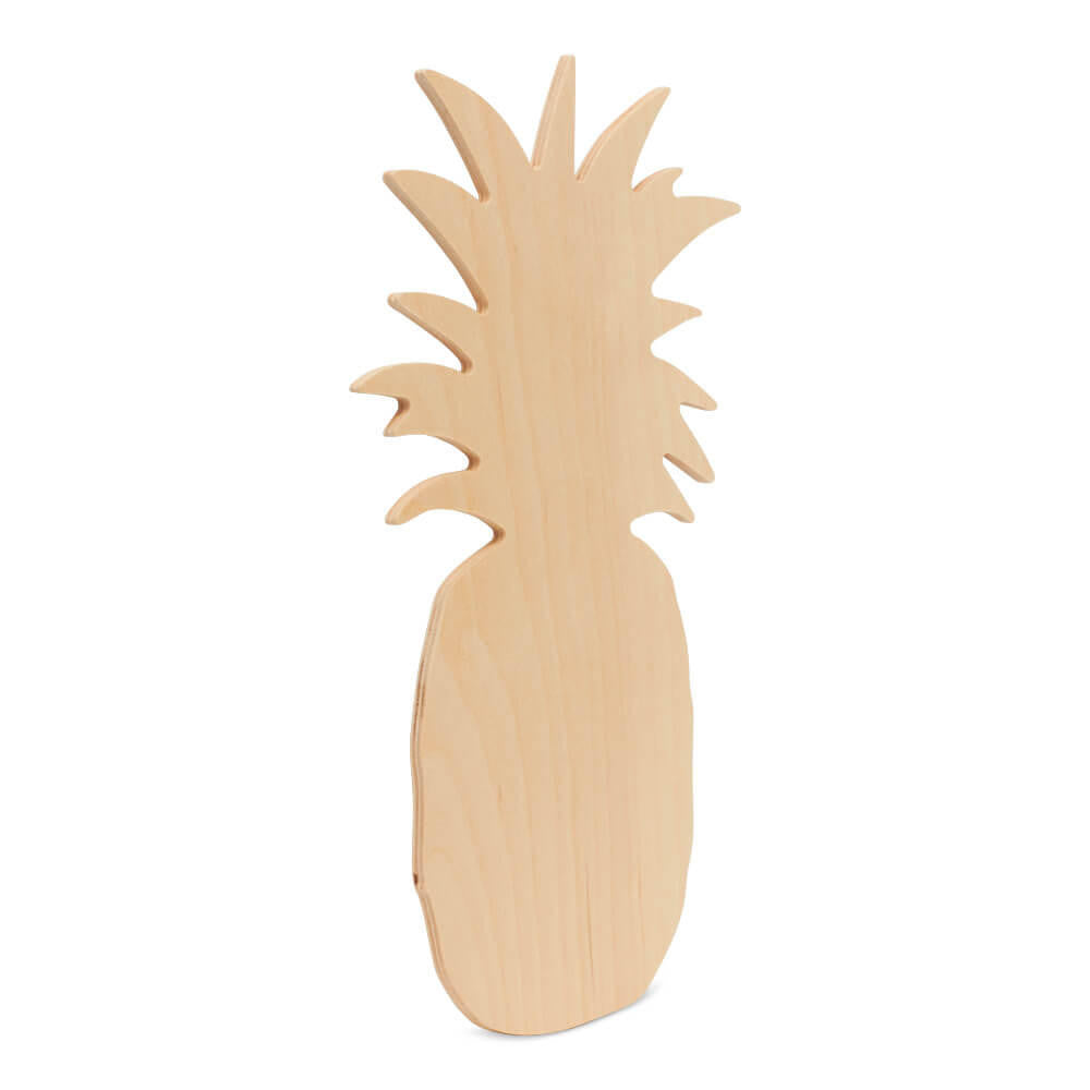 Woodpeckers Crafts Wooden Pineapple Cutout, 13-1/2"