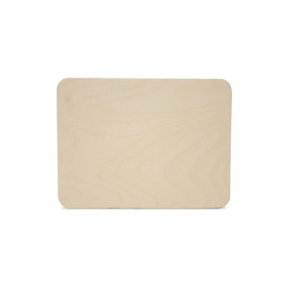 Woodpeckers Crafts Wooden Rounded Rectangle Plaque, 12" x 9" x 1/4"