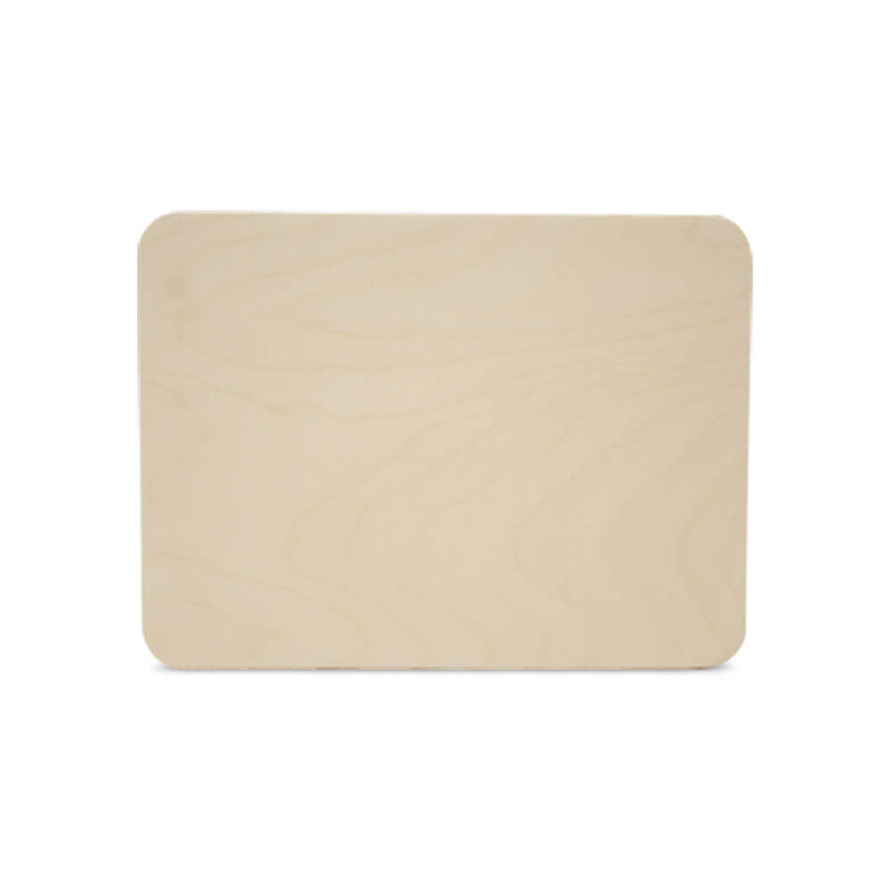 Woodpeckers Crafts Wooden Rounded Rectangle Plaque, 14" x 10-1/2" x 1/4"