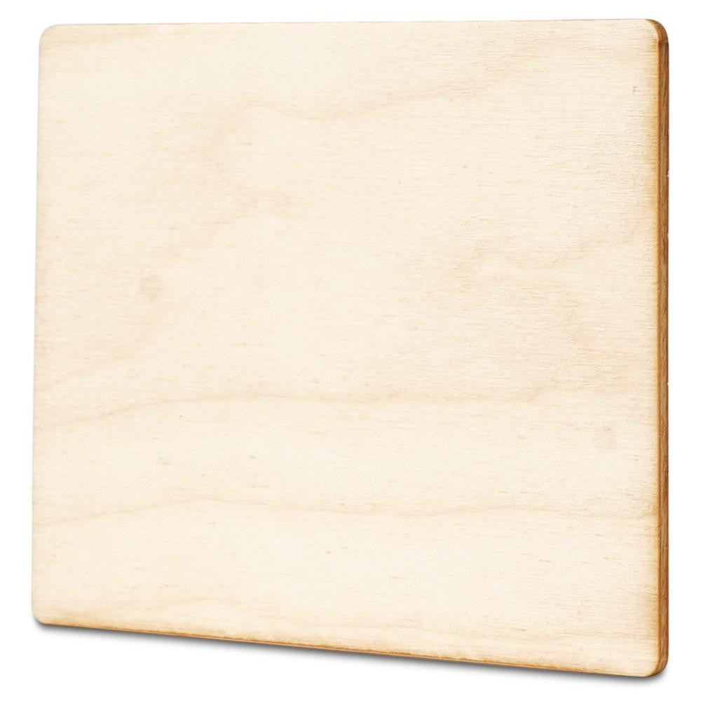 Woodpeckers Crafts Wooden Rounded Rectangle Plaque, 4-1/2" X 6" X 1/8"