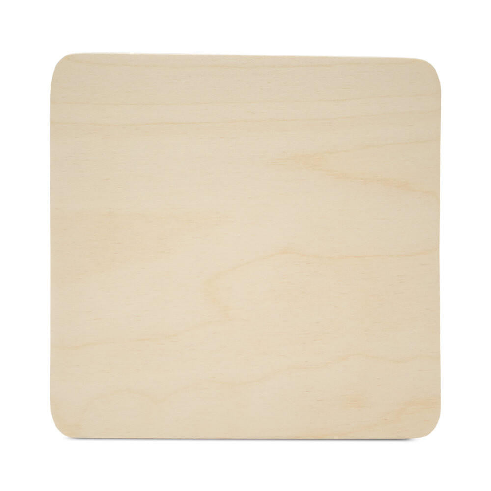 Woodpeckers Crafts Wooden Rounded Square Plaque, 18”