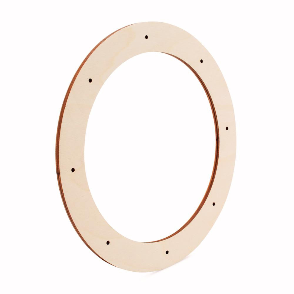 Woodpeckers Crafts Wooden Wreath Form, 10-1/2”