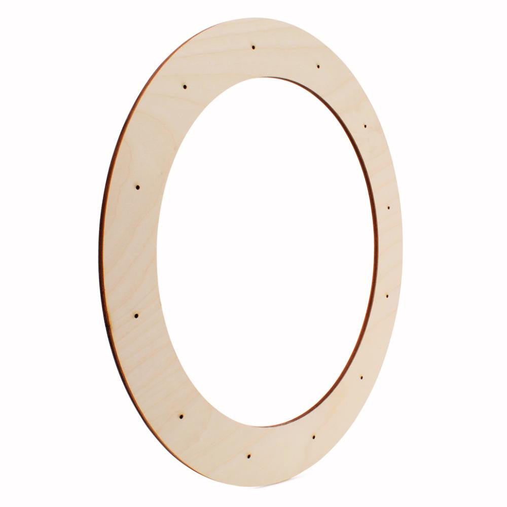 Woodpeckers Crafts Wooden Wreath Form, 18”