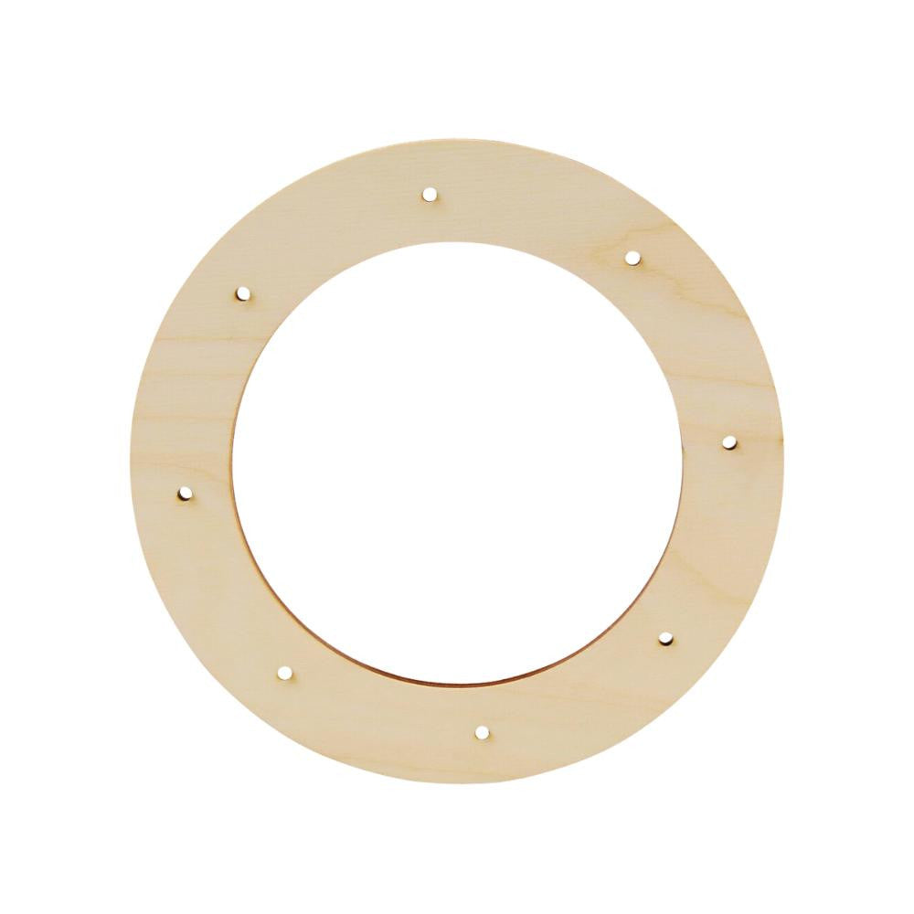 Woodpeckers Crafts Wooden Wreath Form, 8”