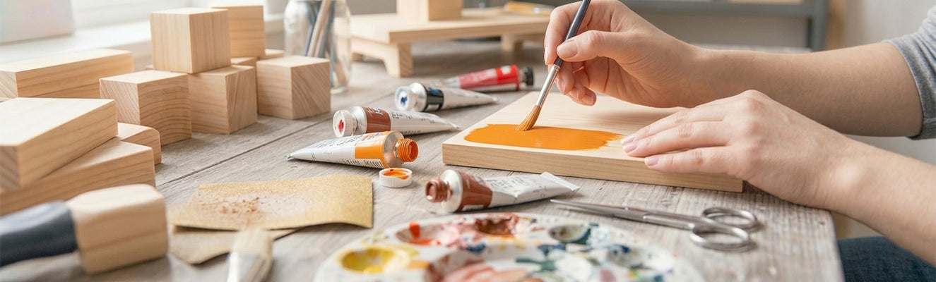 Why you Should Use Acrylic Paint for Painting Wood Crafts