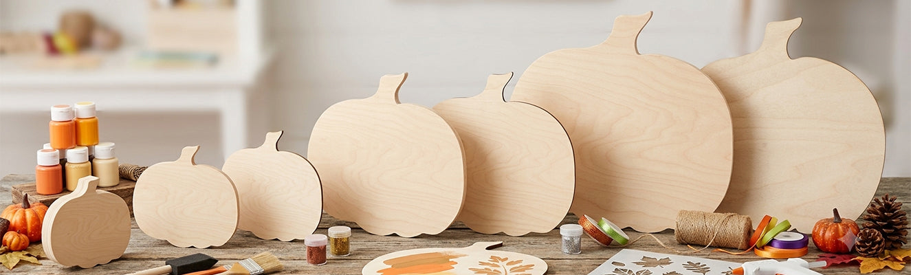 Wooden Pumpkin Cutouts Guide