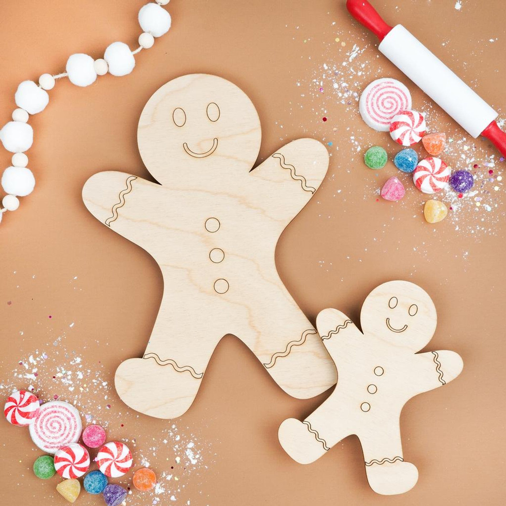 Wood Gingerbread Cutouts Guide