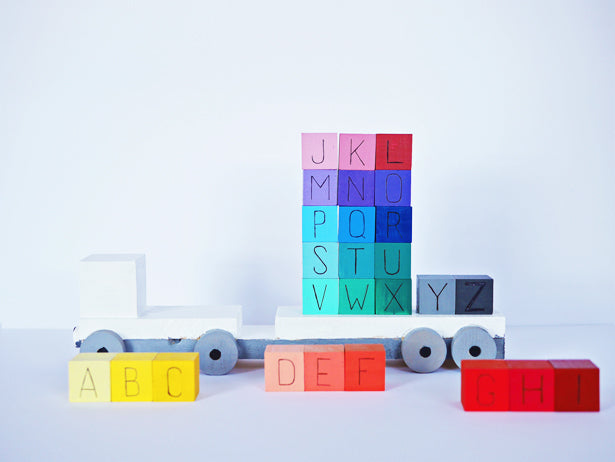 How to Make Lettered Wood Blocks