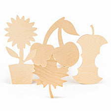 Wood Nature and Fruit Cutouts