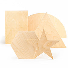 Wood Geometric Shapes