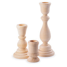 Wooden Candle Holders